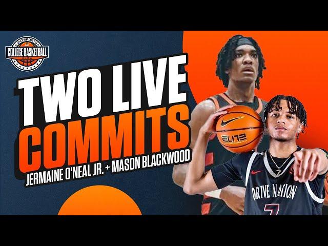 Mason Blackwood + Jermaine O'Neal LIVE commitments | College Basketball Show