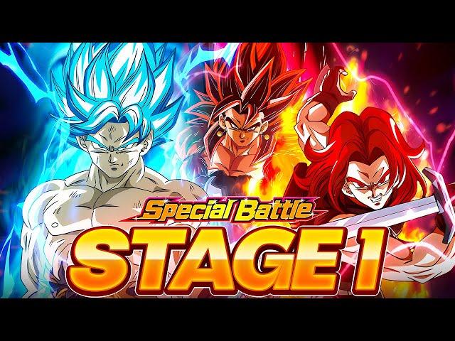 DRAGON BALL HEROES SPECIAL BATTLE! STAGE 1 VS SDBH FIGHTERS ALL MISSIONS! (Dokkan Battle)