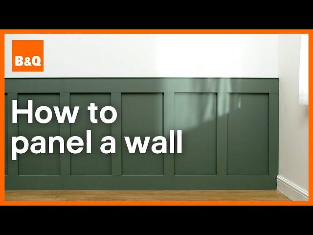 How to create your own wall panelling