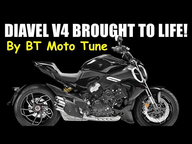 Ducati Diavel V4 Tuned by BT Moto COMES TO LIFE | BT Moto Tune Review