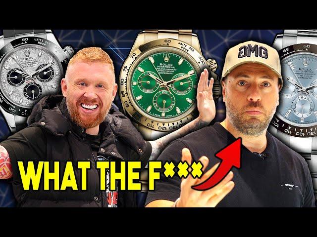 Comedian Paul Smiths Dream Rolex Daytona SNAPS When Trying It On & GMT Sprite Current Best Seller!