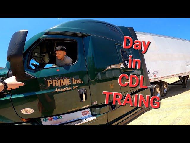 A Day in Training Rookie Drivers Part 1 #primeinc