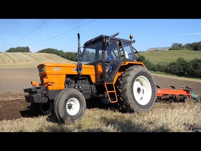 Fiat 1500 Ploughing w/ 4-Furrow Kverneland AB85 Plough | Pure Powertrain | Danish Agriculture