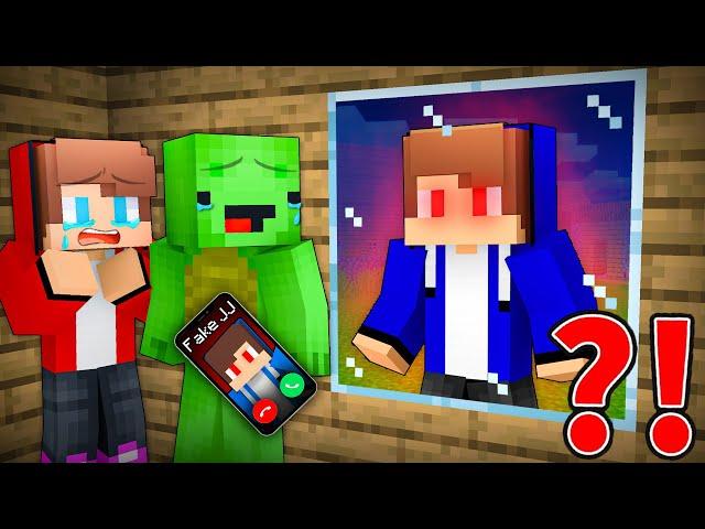 Why FAKE JJ Call to Mikey and JJ at Night in Minecraft ? - Maizen