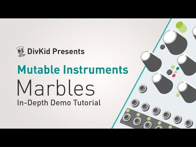 Mutable Instruments - Marbles (random sampler) *In Depth Eurorack Demo Tutorial*