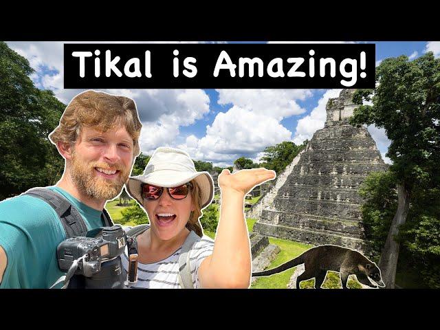 Exploring TIKAL Guatemala | An Ancient Mayan City Surrounded by Wildlife!