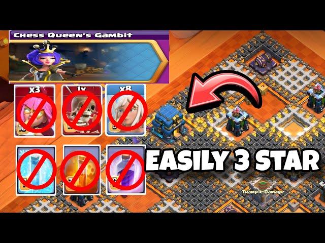 Easily 3 Star Chess Queen's Gambit Challenge - Clash of Clans