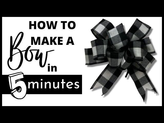 How To Make a Simple Bow