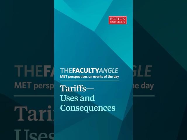 The Faculty Angle: Tariffs—Uses and Consequences #economy #tradewar #tradepolicy #reciprocaltariffs