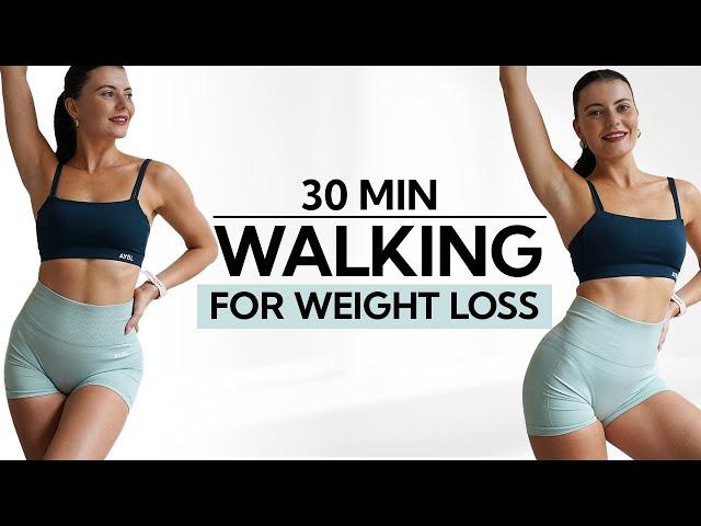 30 MIN METABOLIC WALKING EXERCISES FOR WEIGHT LOSS- No Jumping | Standing | Walk at Home