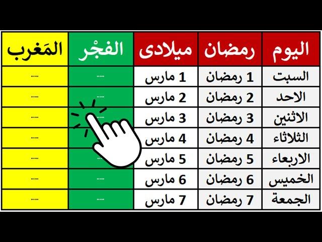 تعرف على موعد اذان المغرب والفجر اليوم | امساكية شهر رمضان 2025