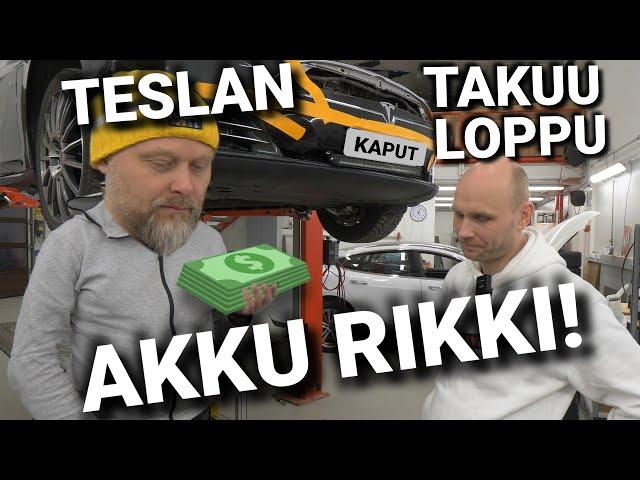 310. Teslan akku meni rikki ja takuu on loppu! Mitä on tehtävissä? Mitä akun sisällä on? Osa 1