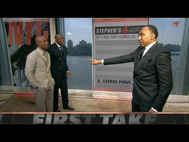 Magic Johnson reacts to taking the No. 1️⃣ spot on Stephen’s A-List  | First Take