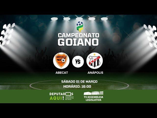 ABECAT Ouvidorense x Anápolis  | AO VIVO | GOIANÃO 2025 NA TV ASSEMBLEIA