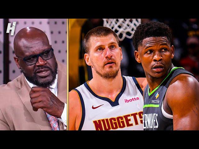 SHAQ & the TNT Crew React to Timberwolves vs Nuggets Highlights
