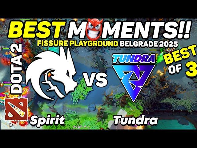 Spirit vs Tundra - HIGHLIGHTS - FISSURE Playground Belgrade 2025 | Dota 2