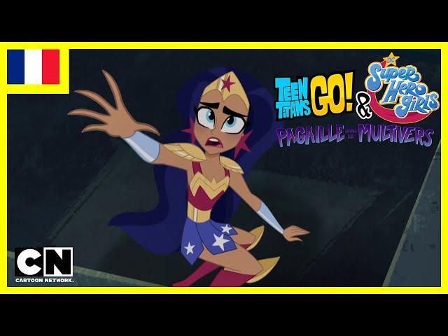 Teen Titans Go & DC Super Heros Girls ! en français  | Pagailles dans le multiverse [Extrait 1]