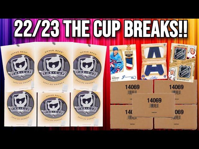 20 CASES !! 2022-23 Upper Deck The Cup Hockey Breaks !!