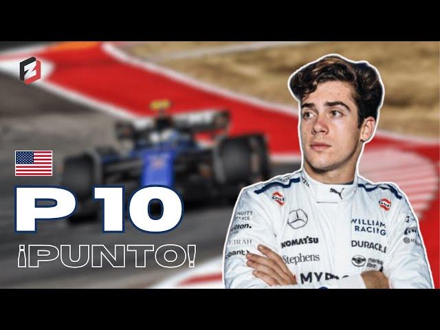 FRANCO COLAPINTO P10 en AUSTIN | ANÁLISIS F1 USA GP 2024