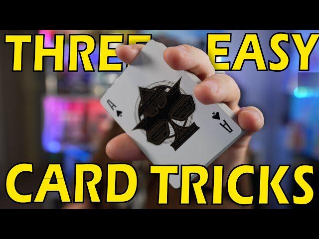 3 Easy CARD TRICKS EXPOSED!!