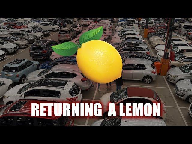 What to do with your lemon car in South Africa