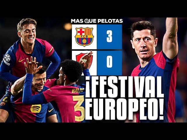 ¡GRAN VICTORIA PARA LIDERAR EN EUROPA! EL BARÇA GOLEA AL BREST