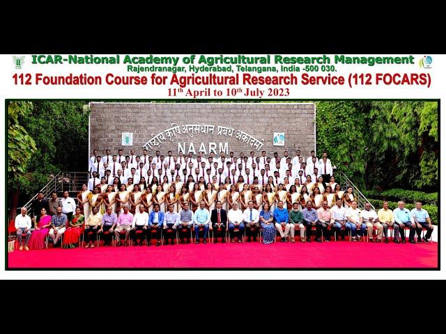 112 FOCARS valedictory programme, on 10th July, 2023