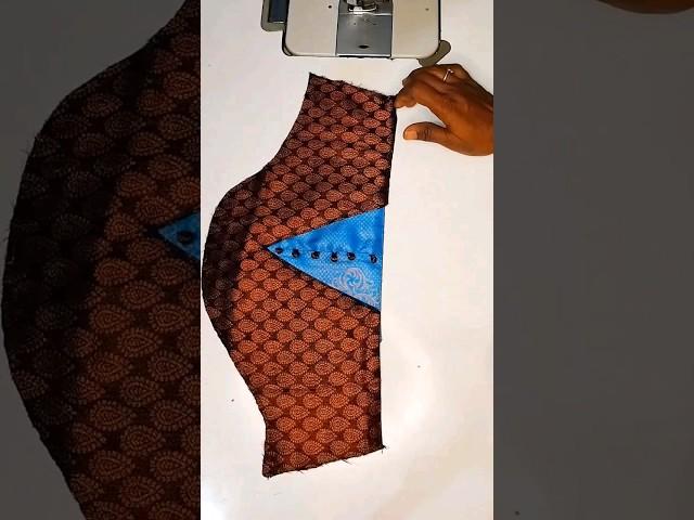 Trending sleeve design cutting and stitching video in tamil  #dhaks #tailoring #unique #shorts