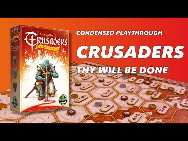 Crusaders Board Game - Condensed Playthrough