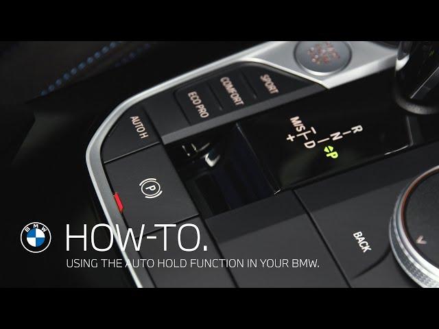 How to use the Auto Hold function in your BMW – BMW How-To