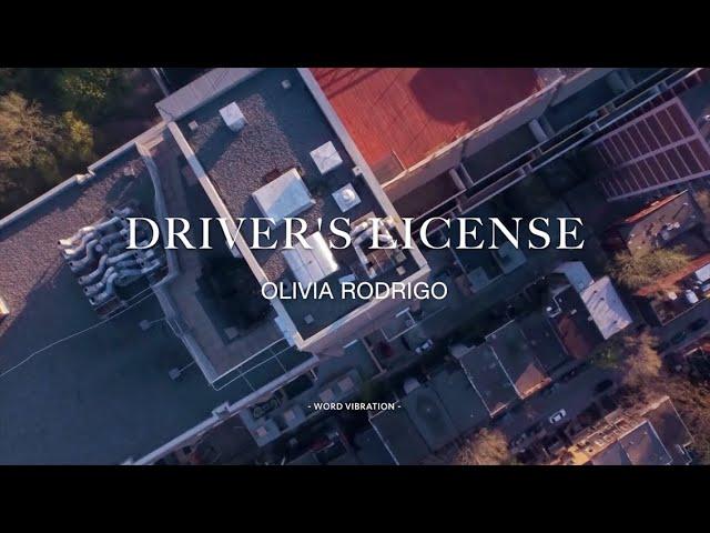 Olivia Rodrigo - Driver's License  (Lyrics)