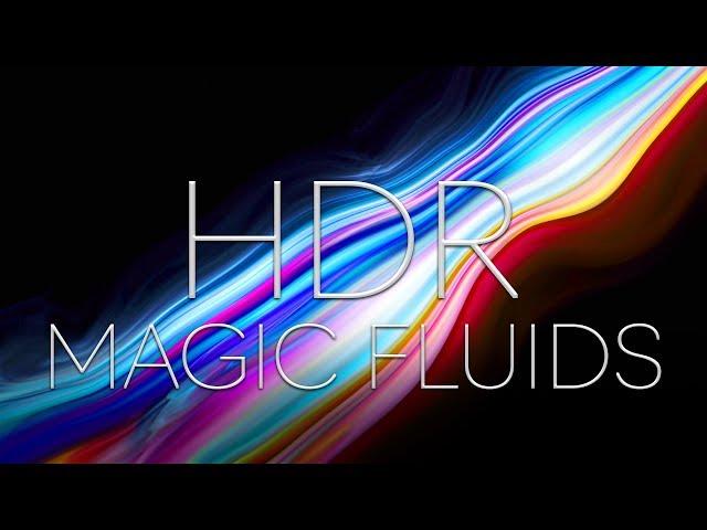 MAGIC FLUIDS HDR // 4K MACRO COLORS // HDR VISUALS // FLUID ART //