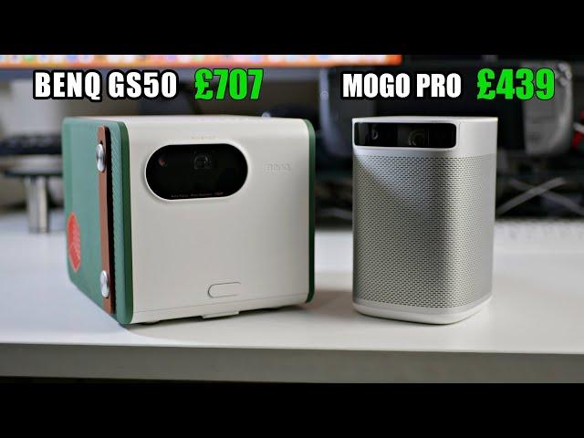 BenQ GS50 vs XGIMI Mogo Pro Comparison - Best Portable LED Projector! - Which is Better?