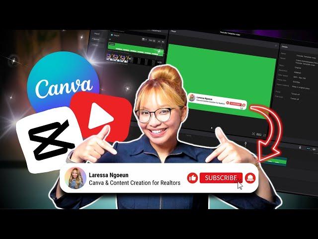 How to Make Animated Subscribe Button with Canva & CapCut!