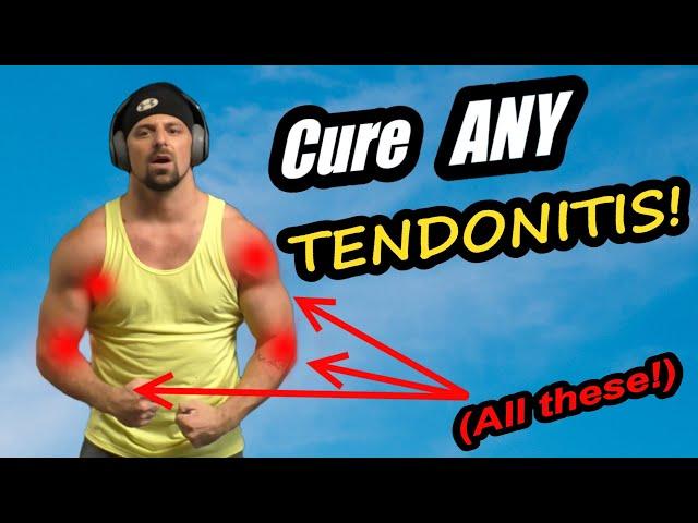 How to CURE Tendonitis! (The Definitive Guide to Fix ANY Tendinopathy)