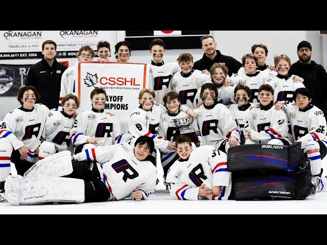 RHA Winnipeg vs RHA Kelowna | 2025 CSSHL Western Championships U15 Division II Finals