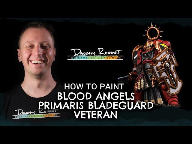 How to Paint: Blood Angels Primaris Bladeguard Veteran.