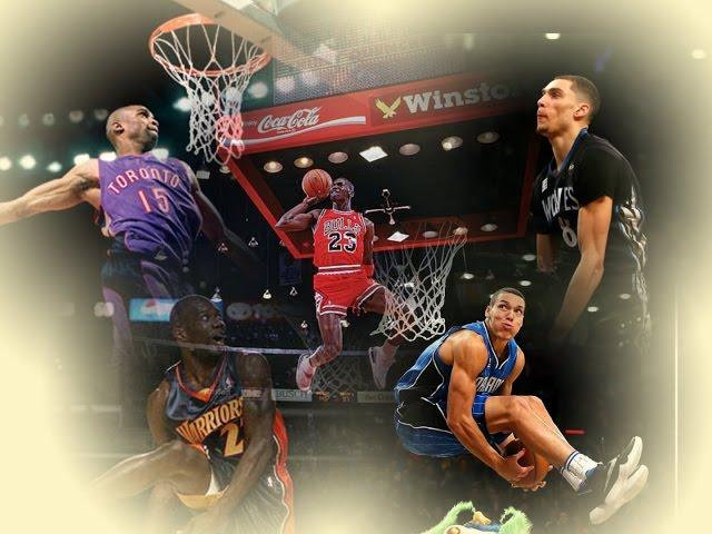 Top 10 Best NBA All Star Dunk Contest Dunks - ALL TIME (1984 - 2016)