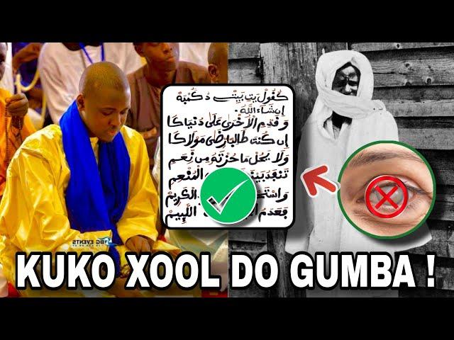 Khassida guii Serigne Touba mo waxni kouko xool do goumba, selon Serigne Abdou Khoudoss Mbacké