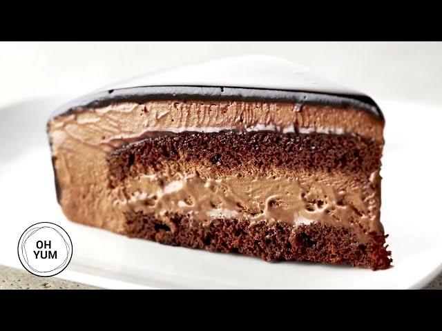 Professional Baker Teaches You How To Make CHOCOLATE MOUSSE CAKE!