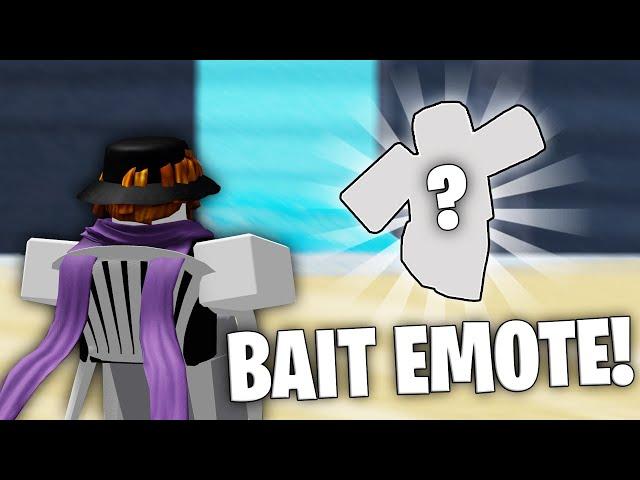 This BAIT EMOTE Makes People SPAM Their COUNTERS! | The Strongest Battlegrounds ROBLOX