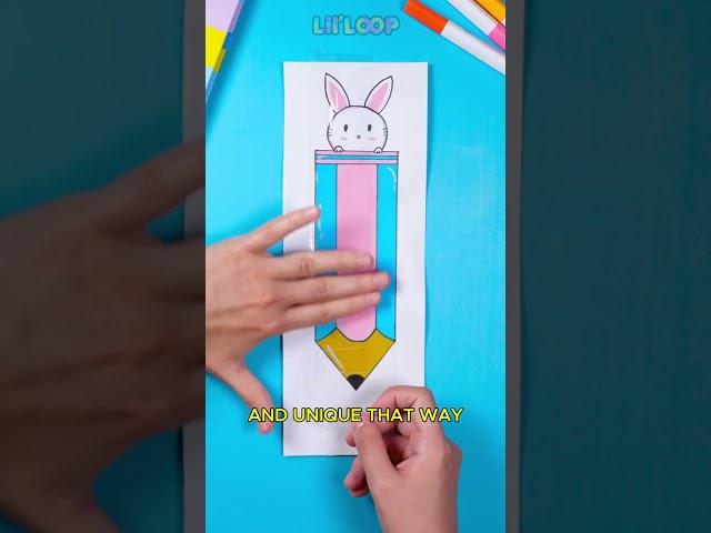  BUNNY PENCIL DIY! ️ #shorts #kidsvideo
