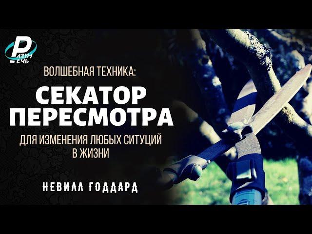 СЕКАТОР ПЕРЕСМОТРА или как изменить любую ситуацию в жизни | Невилл Годдард