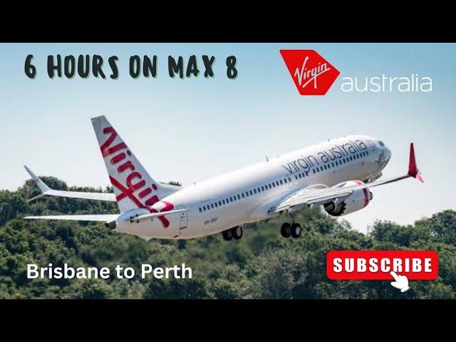 Brisbane to Perth on Virgin Australia  | 737 MAX 8 | Trip Report [ 2024 ]