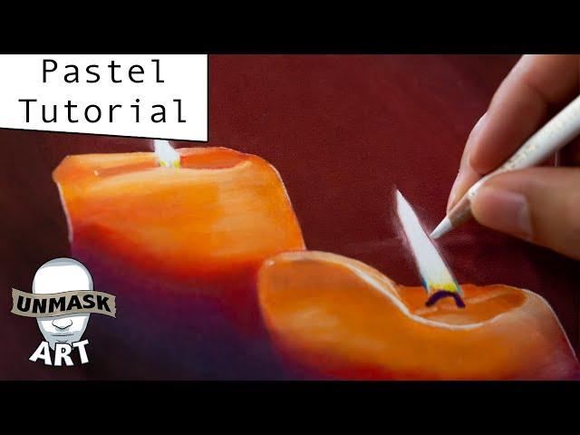 "Creating Light" Soft Pastel Candle Painting Tutorial