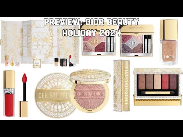 *Preview* Dior Beauty Holiday 2024 Collection | Dior Advent Calendar 2024, Dior Forever Sequin