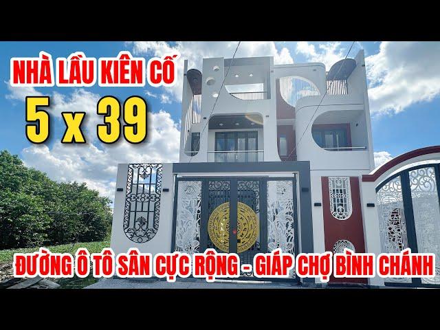 Tài chính 1ty5 mua ngay nhà sân vườn rộng gần 200m2 full thổ giáp Bình Chánh, gần chợ đường xe hơi .