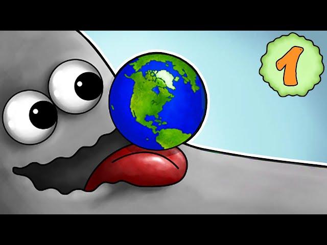 ЛИЗУН ГЛАЗАСТИК съел лабораторию. ИГРА Tasty Planet 2 №1 на Хвостик ТВ