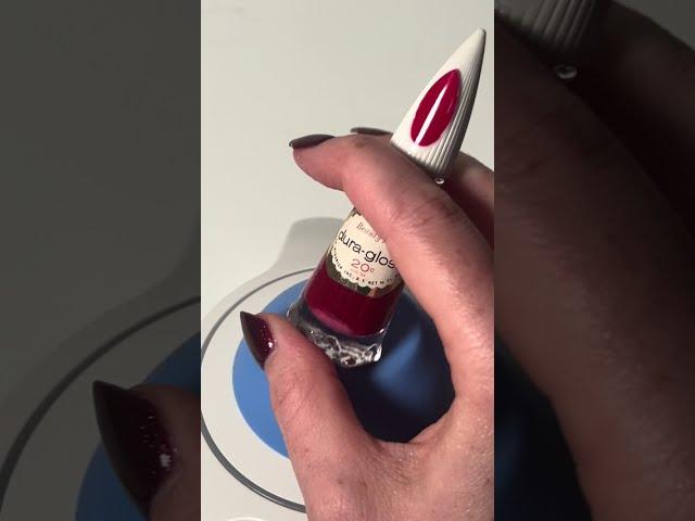 Swatch: Vintage 1960s Dura-Gloss Nail Polish in Beauty Red