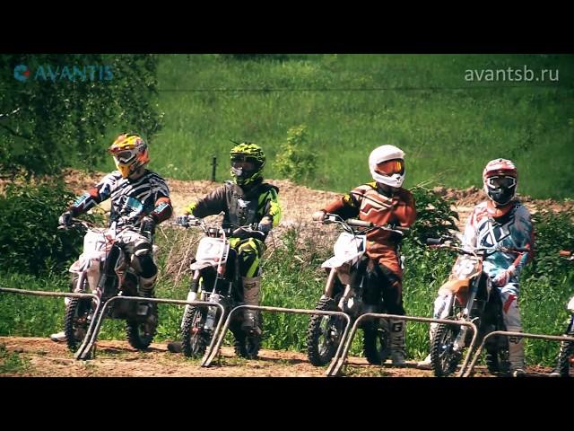 Pitbike Russia 2017 / 2 этап / Класс 12/14 Hobby / 1 заезд / #717 Максимкин Максим